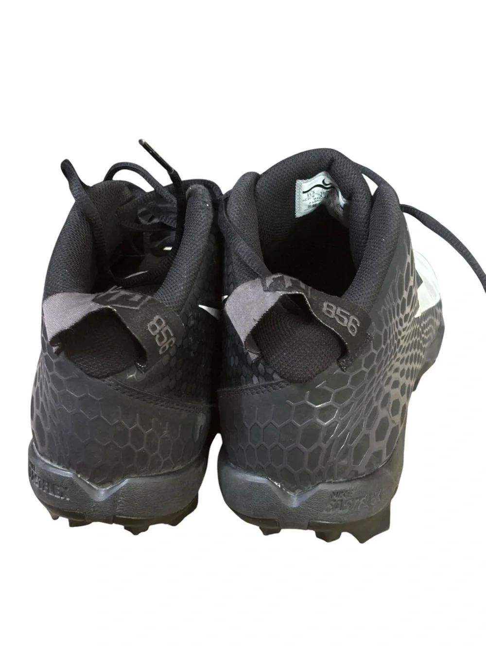 Nike Force Trout 5 Pro Keystone Men's Size 11.5 Black Baseball Cleats AJ9253-010